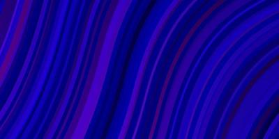 Dark Pink, Blue vector background with wry lines.