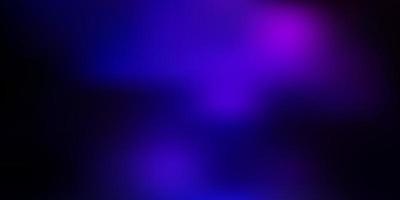 Dark pink, blue vector gradient blur background.