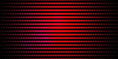 Dark Pink, Red vector pattern with spheres.