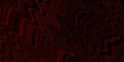 textura de vector rojo oscuro con curvas.