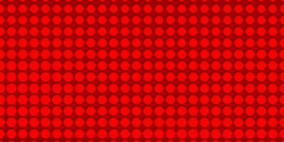 Light Red vector pattern with circles.