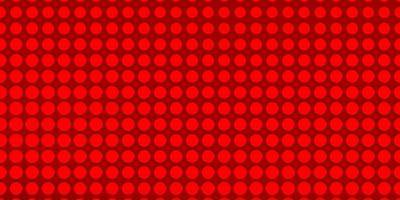 Light Red vector pattern with circles.