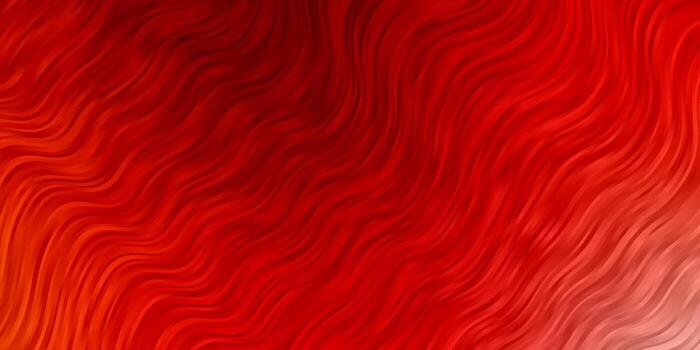 Fondo de vector rojo claro con líneas torcidas.