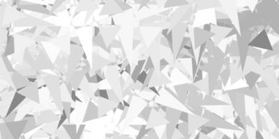 diseño vectorial gris claro con formas triangulares. vector