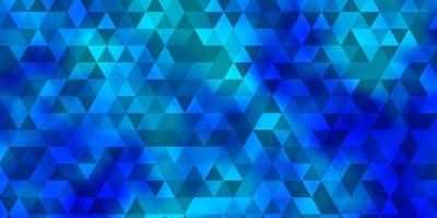 Light BLUE vector backdrop with lines, triangles.
