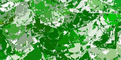 Light Green vector pattern with polygonal shapes.