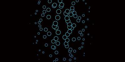 Dark BLUE vector backdrop with circles.