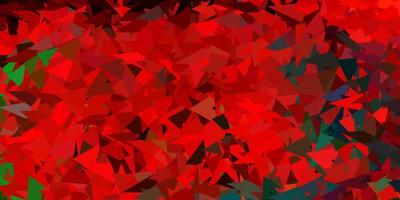 Dark multicolor vector abstract triangle backdrop.