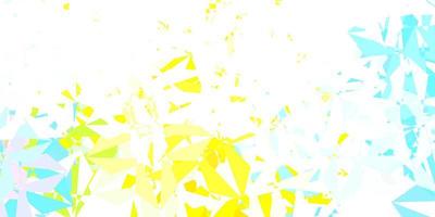 Light multicolor vector triangle mosaic backdrop.