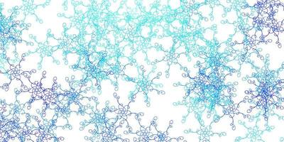 Light BLUE vector template with curved lines.