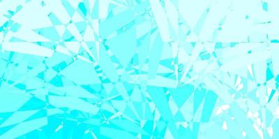 Light BLUE vector background with triangles.