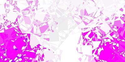 Light pink vector background with polygonal forms.