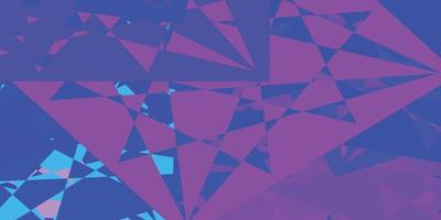 Light Pink, Blue vector layout with triangle forms.