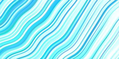 Light Blue, Green vector background with curved lines.