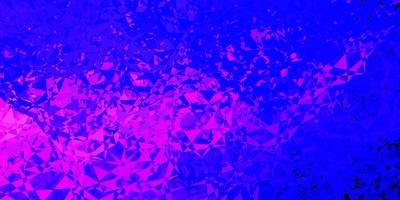 Light pink, blue vector background with polygonal forms.