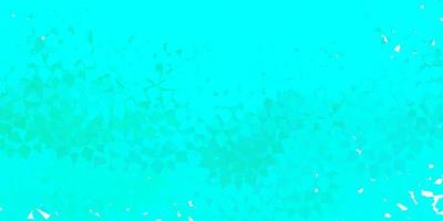 Dark blue, green vector template with triangle shapes.