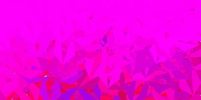Dark pink, yellow vector gradient polygon texture.