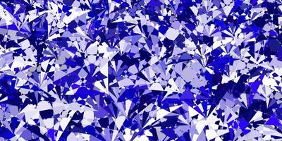 Light Purple vector pattern with polygonal shapes.