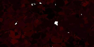 Dark Red vector pattern with polygonal shapes.