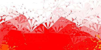 Light Red vector background with polygonal forms.