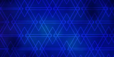 Dark BLUE vector layout with lines, triangles.