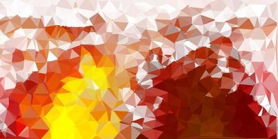 Dark yellow vector gradient polygon layout.