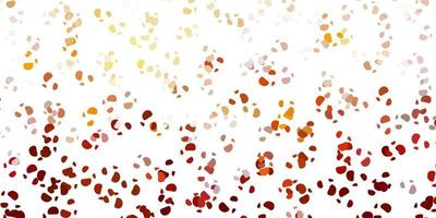 Light yellow vector backdrop with chaotic shapes.
