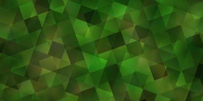 Light Green vector texture with poly style with cubes.