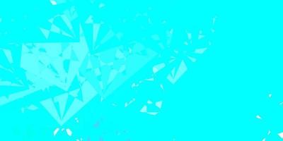 Light Blue, Green vector texture with random triangles.