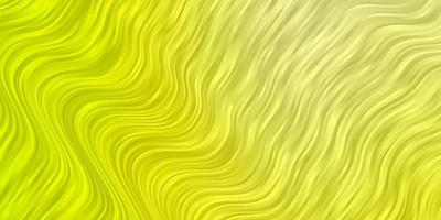 Light Green, Yellow vector layout with curves.