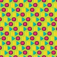 Media Player Colorful Button Flat Seamless Pattern vector