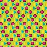 Media Player Colorful Button Flat Seamless Pattern vector