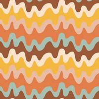 Abstract Seamless Pattern In Doodle Style. Hippie Concept. vector