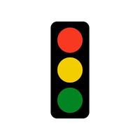 Traffic light icon vector