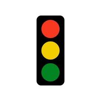 Traffic light icon vector