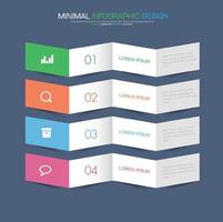 Business infographic template  with icon ,vector design illustration vector