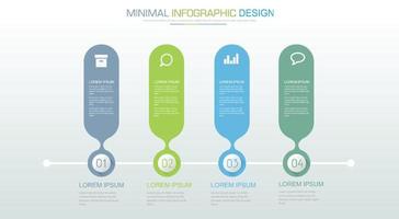 Business infographic template  with icon ,vector design illustration vector