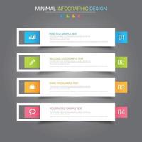 Business infographic template  with icon ,vector design illustration vector