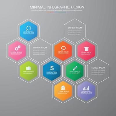 Business infographic template  with icon ,vector design illustration