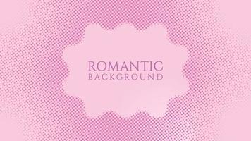 Halftone Frame Background Design Template, Pop Art, Abstract Dots Pattern Illustration, Retro Texture Element, Pink Gradation, Romantic Colors, Valentine Day, Polka-dotted, polkadot vector