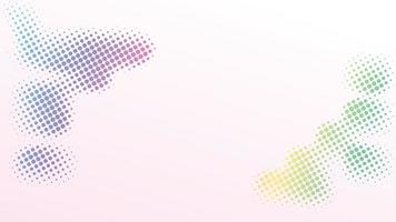 plantilla de diseño de fondo de medio tono, arte pop, ilustración de patrón de puntos abstractos, elemento de textura retro, color degradado verde amarillo violeta beige rosa vector