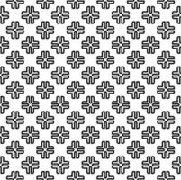 Black and white seamless pattern texture. Greyscale ornamental graphic design. Mosaic ornaments. vector