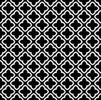 Black and white seamless pattern texture. Greyscale ornamental graphic design. Mosaic ornaments. vector