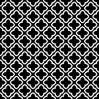 Black and white seamless pattern texture. Greyscale ornamental graphic design. Mosaic ornaments. vector