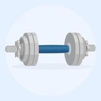 Dumbbell for workout. Gym equipment for fitness. Vector design