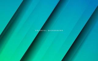 Abstract gradient green light background vector