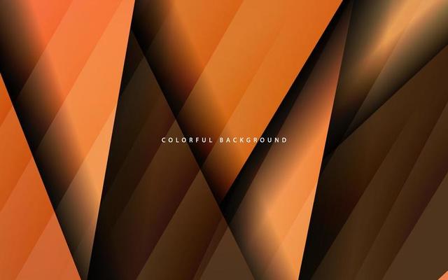 Abstract browm overlap shape background vector