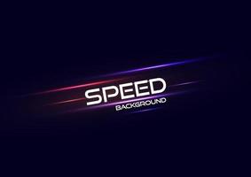 Abstract modern speed light effect on black background vector illustration.