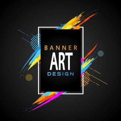 Modern Abstract minimal grunge border, frame design background. Vector Illustration.