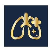 lung logo design vector for your business